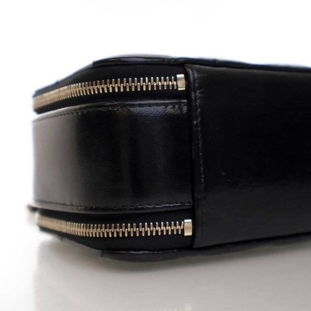 Chanel Small Black Glazed Calfskin Top Handle Vanity Case - Picture 6 of 14